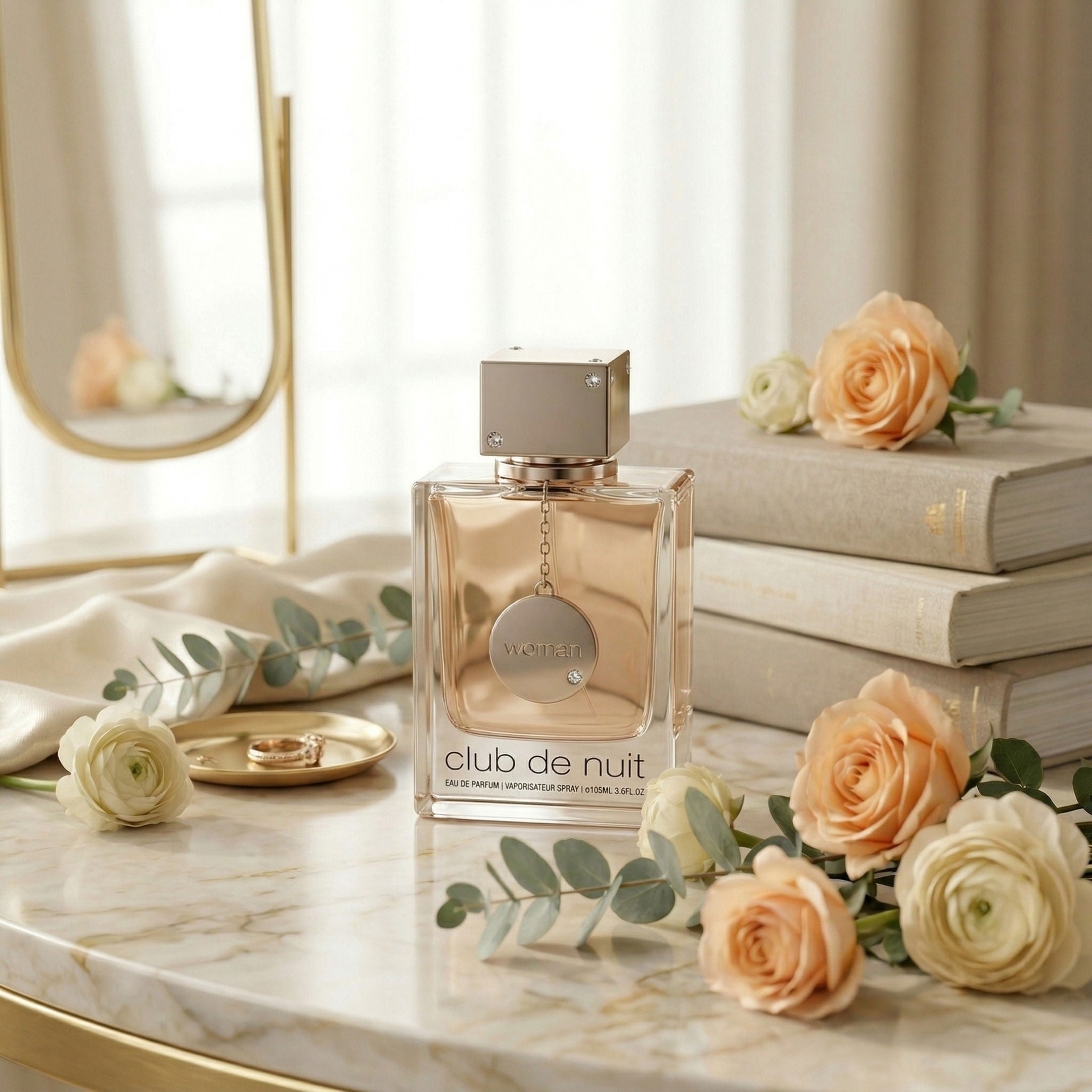 Club de Nuit Women Eau de Parfum 3.6oz – Elegant Floral Citrus Fragrance